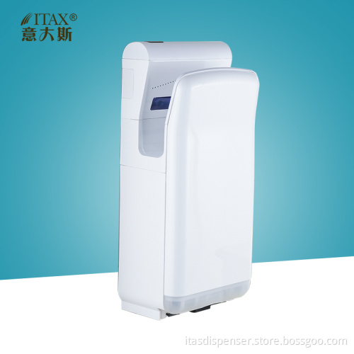 ABS plastic high speed jet air hand dryer color Customized Coating electric sensor infrared jet air hand dryer double side wall